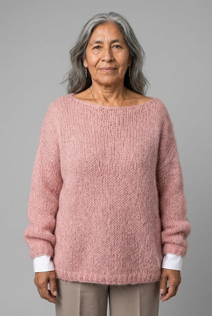 Capucine Lucia | Oversized Ribbed Knit Sweater