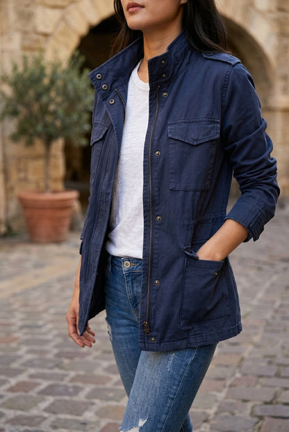 Aida | Utility Drawstring Jacket
