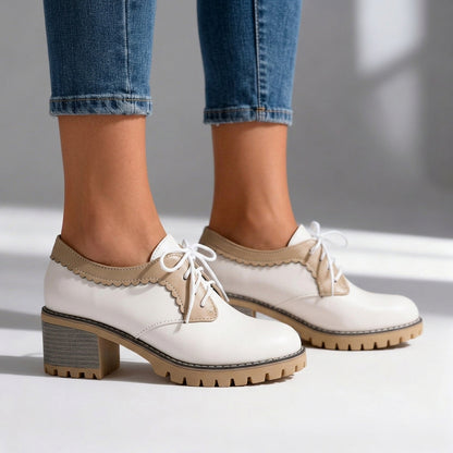 Vanessa | Leather Lace-Up Derby