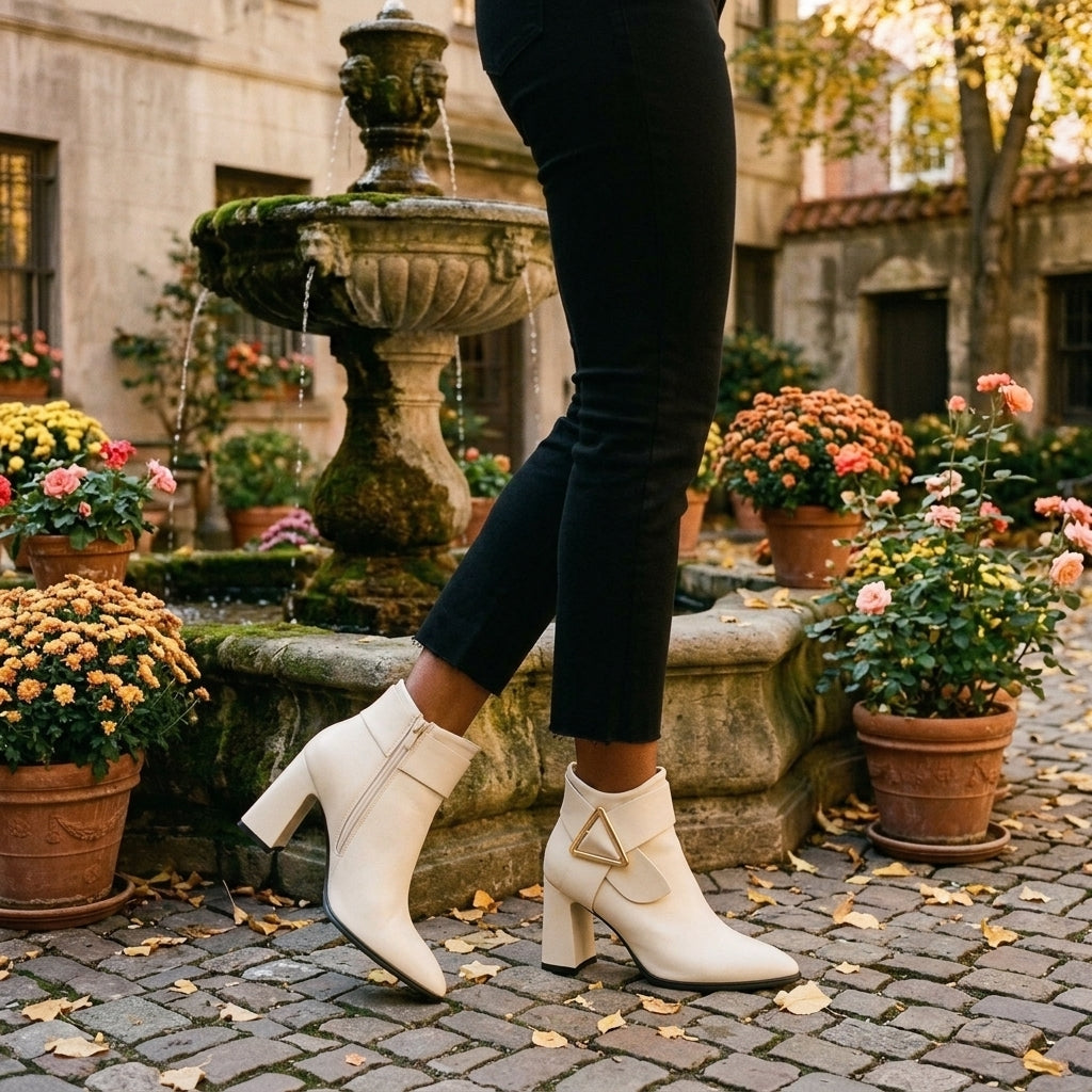 Suki Ember | Strap Detail Ankle Boots