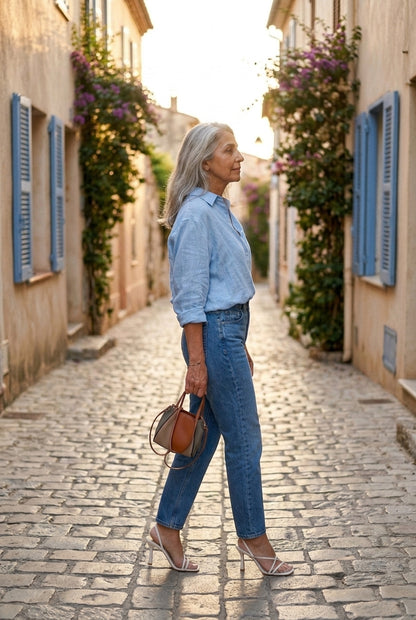 Casual Long Sleeve Shirt for Women, Loose Fit Soft Breathable, for Work-From-Home, Everyday Wear, Layering & Weekends