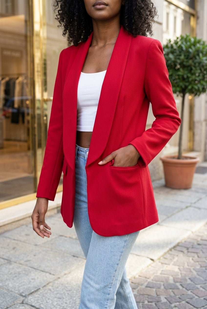 Bria | Open-Front Tailored Blazer