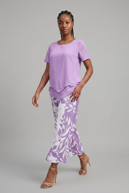 Lorenza | Leaf Print Two-Piece Set