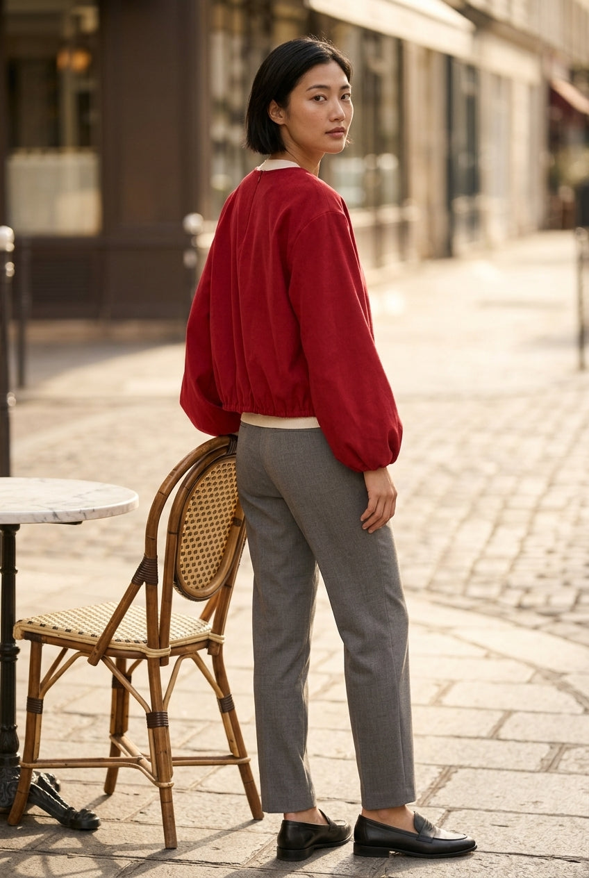 Ionara | Zip-Up Bomber Jacket