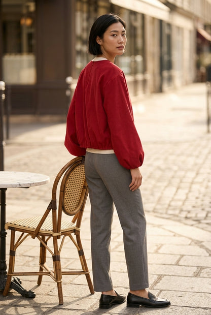 Ionara | Zip-Up Bomber Jacket
