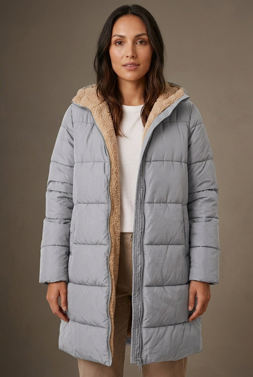 Lada | Cozy Reversible Sherpa Coat