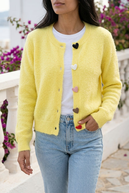Enida | Knit V-Neck Cardigan
