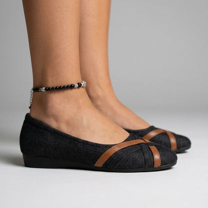 Nadege | Canvas Slip-On Flats
