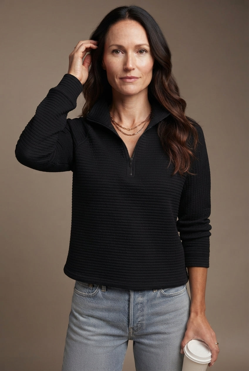 Lia | Elegant V-Neck Sweater