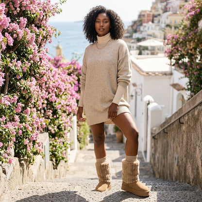 Eldya | Faux Fur Ankle Snow Boots