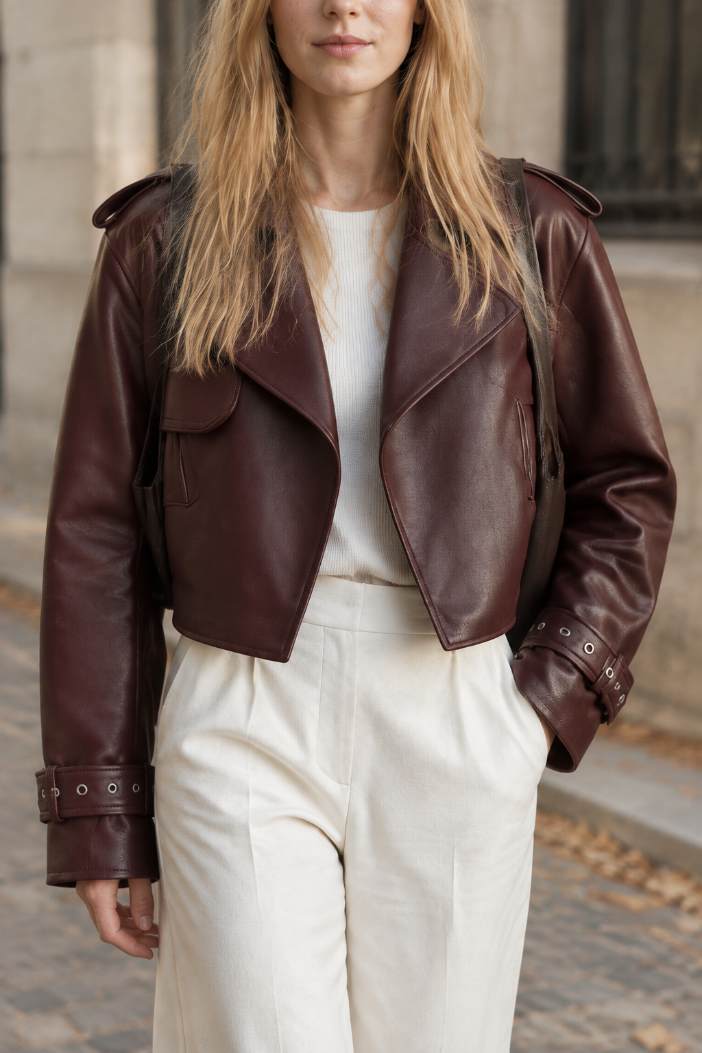 Umora | Retro Leather Jacket
