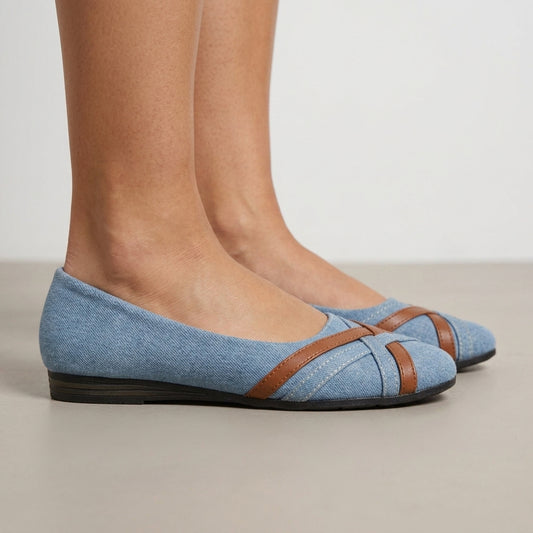 Nadege | Canvas Slip-On Flats