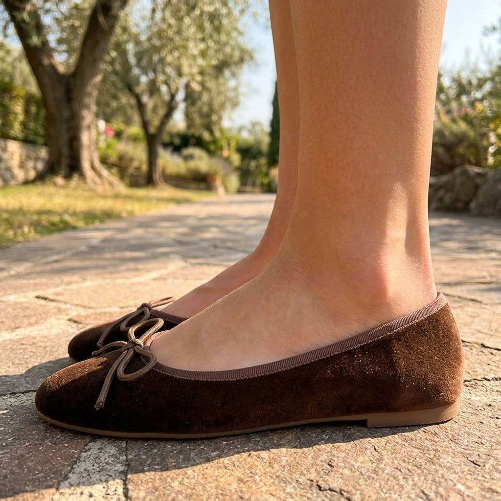 Ivana | Silk Ballet Flat
