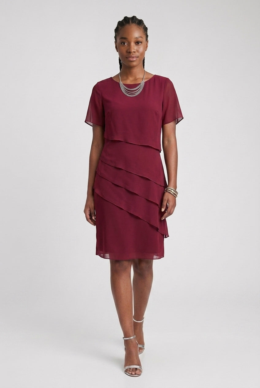 Xanthe | Flowy Short Sleeve Dress
