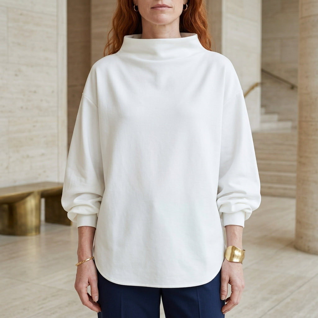 Zita | Oversized Funnel Neck Sweater