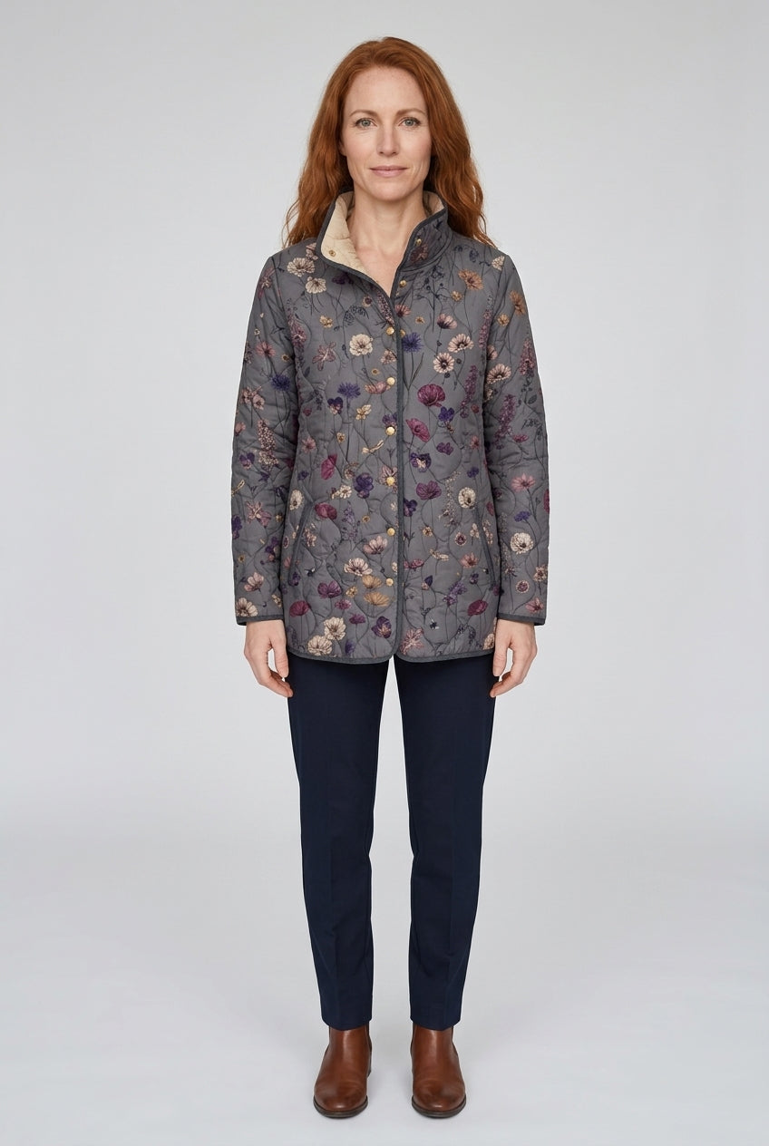 Lumi | Vintage Floral Quilted Jacket