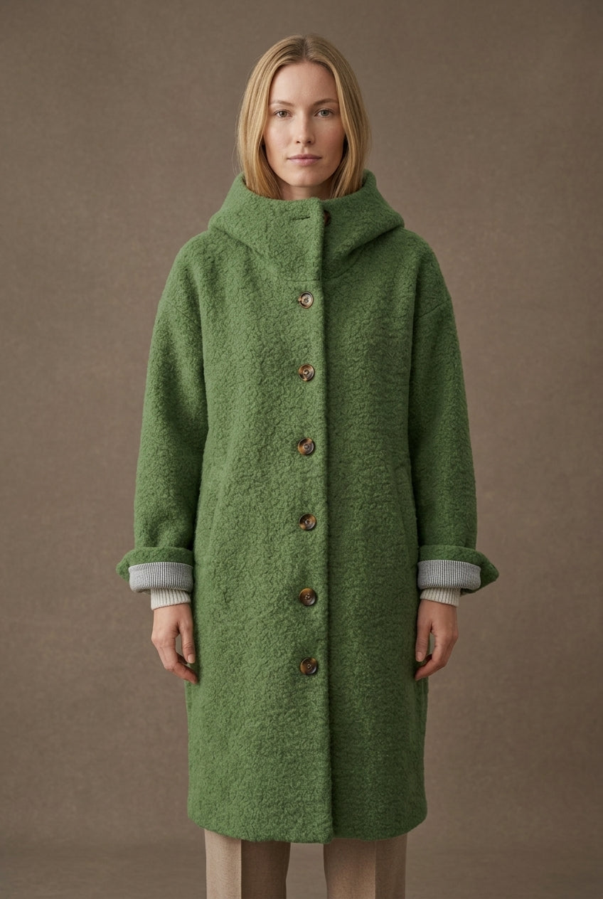 Orla | Women's Warm Classic Tailored Coat with Pockets