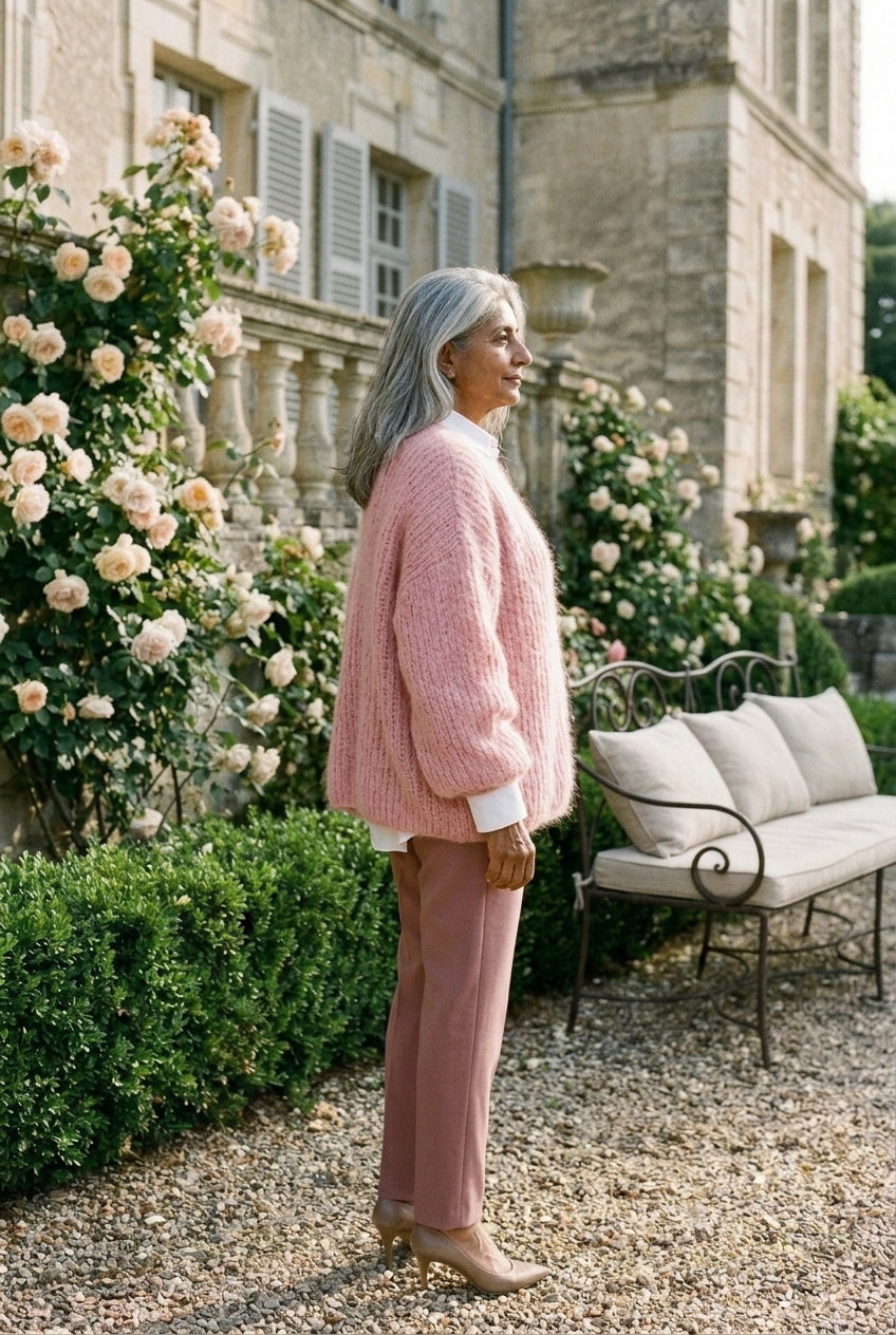 Capucine Lucia | Oversized Ribbed Knit Sweater