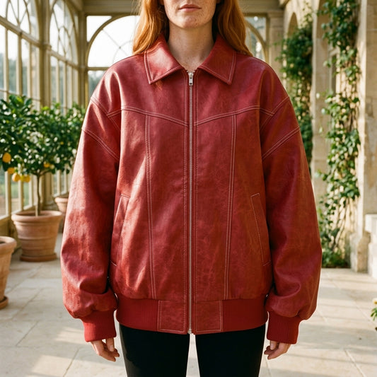 Ofelia | Oversized Zip Bomber Jacket
