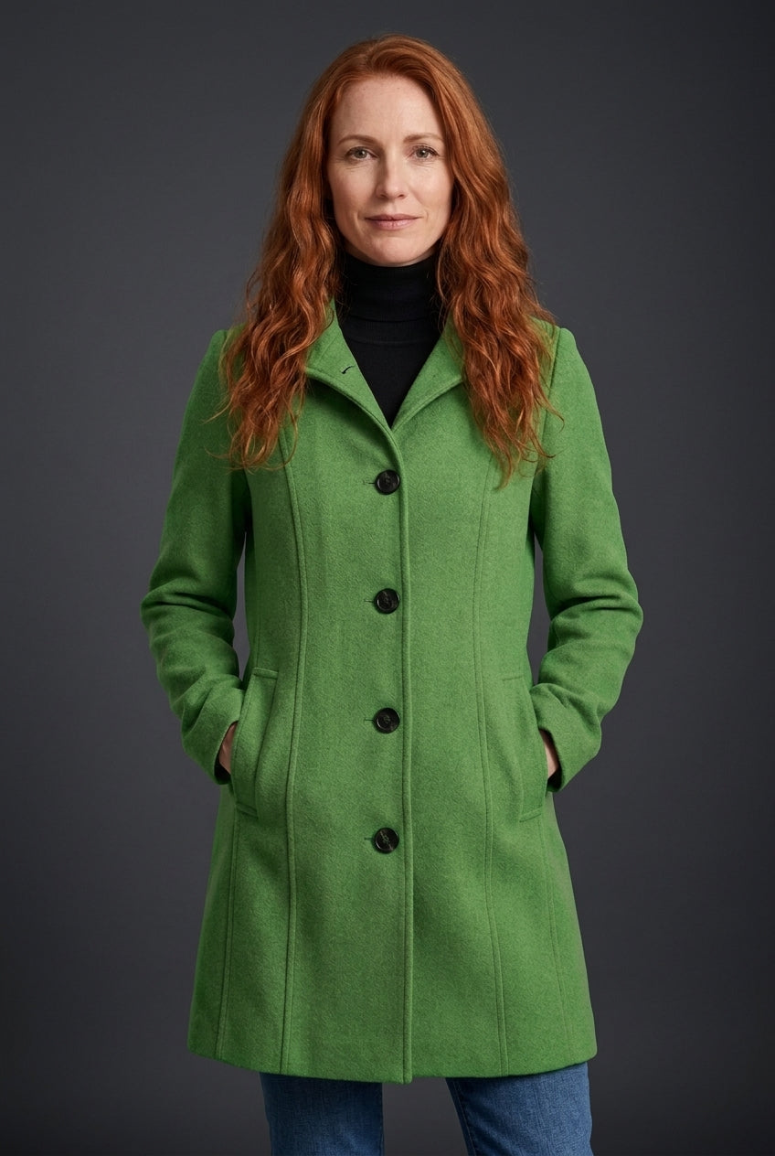 Hana | Women's Flattering Longline Coat with Pockets