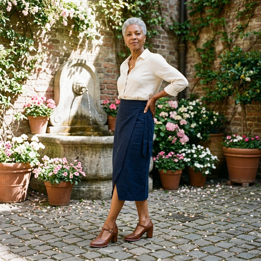 Liliane | Brogue Loafers with T-Strap