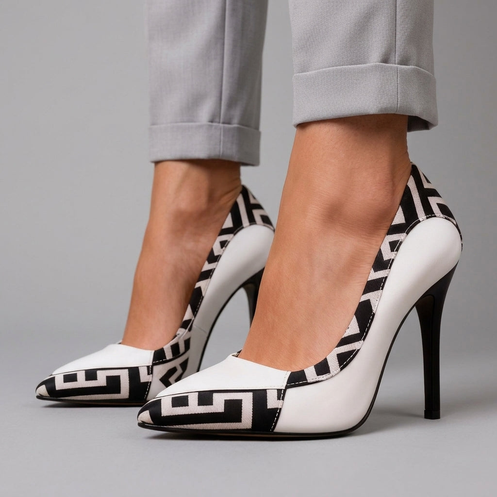 Capucine | Two-Tone Stiletto Pump