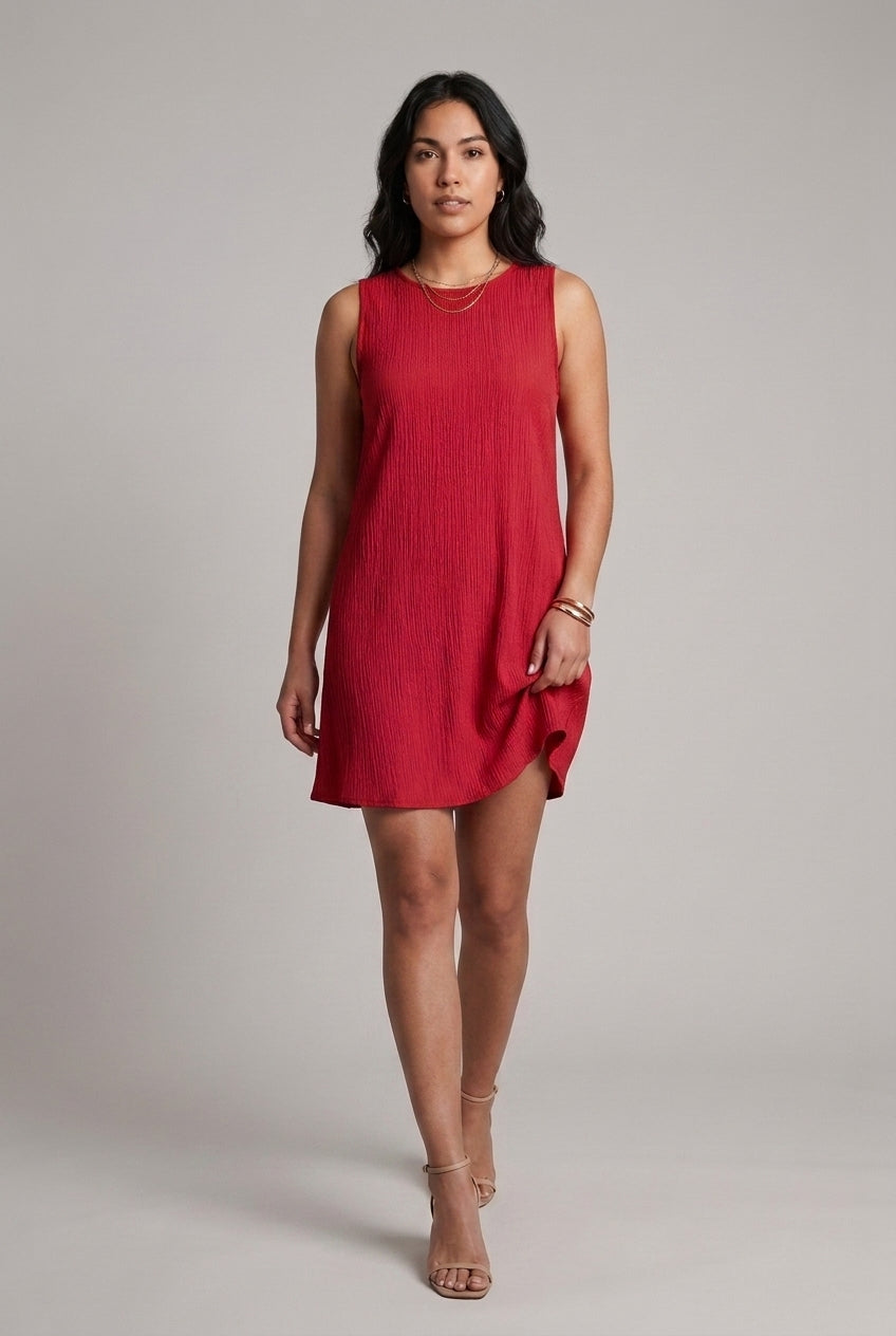 Xochitl | Round Neck Sleeveless Dress