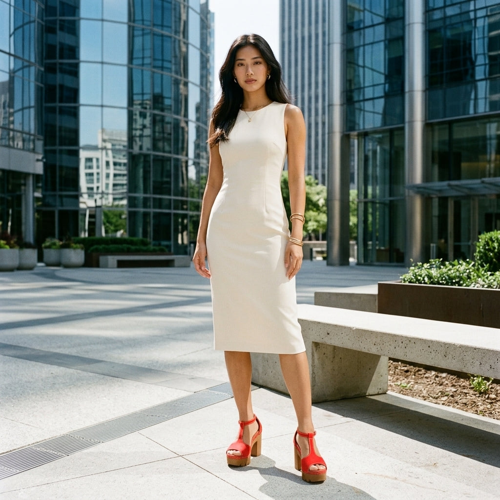 Heidi Katinka | Peep-Toe Platform Sandal