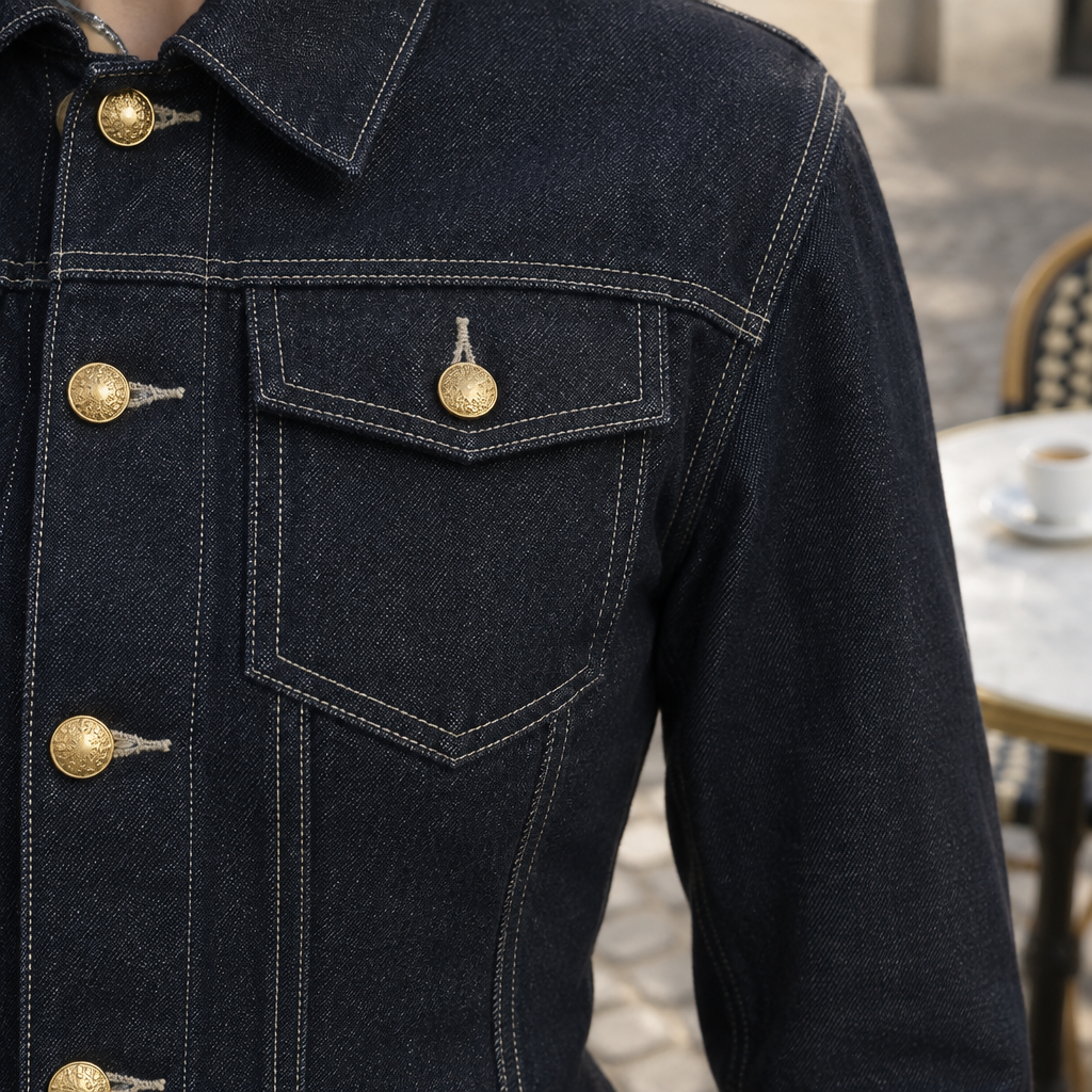 Anara | Vintage Patchwork Denim Jacket