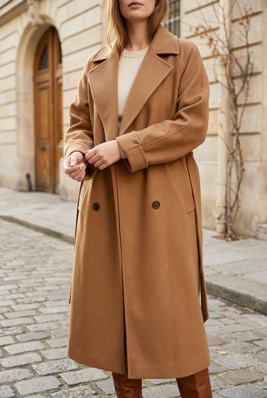 Ditte | Cashmere Blend Longline Coat