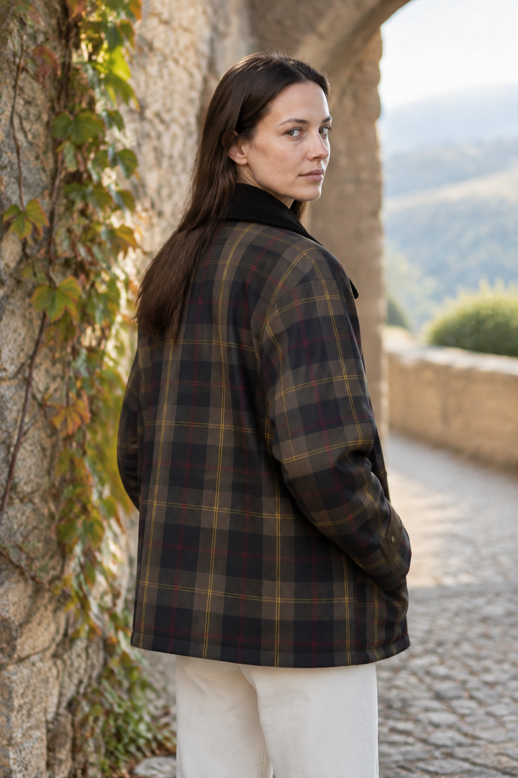 Edise | Vintage Plaid Jacket