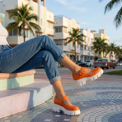 Marjolaine | Mary Jane Platform Heels