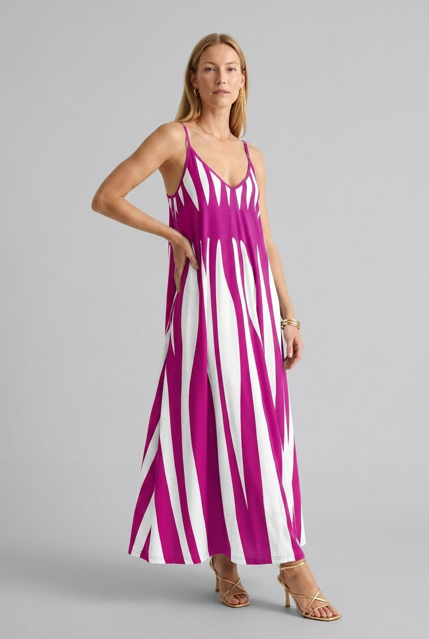 Amaya | Thin Strap V-Neck Dress