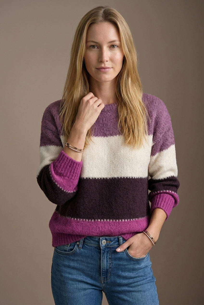 Freya | Retro Chic Knit Pullover