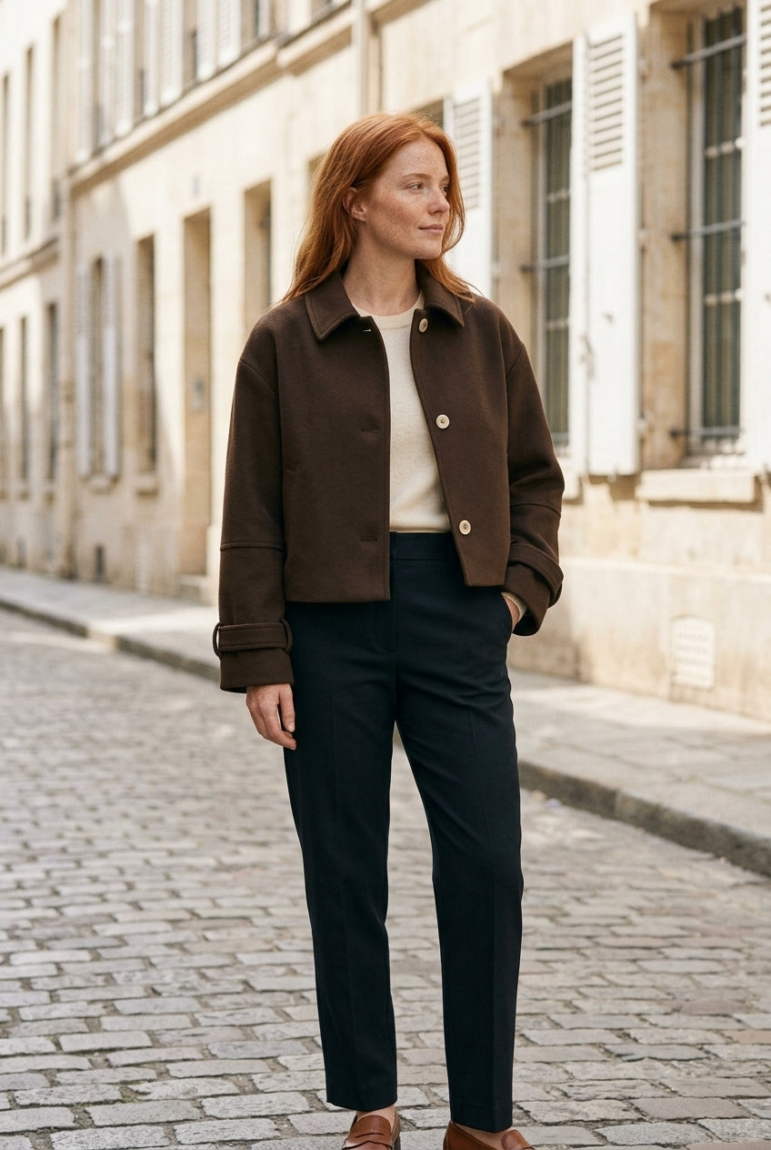 Eviel | Button-Front Winter Jacket