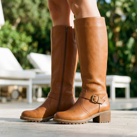 Roma | Orthopedic Buckle Leather Boots