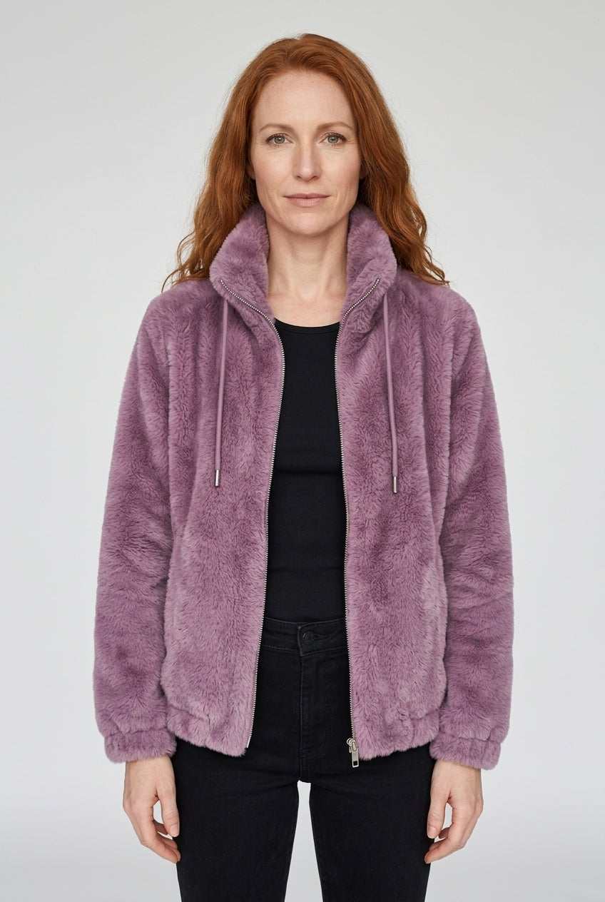 Lila | Soft Cozy Light Fleece Jacket