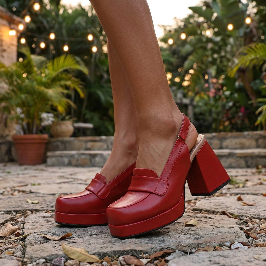 Manon | Slingback Block Heel