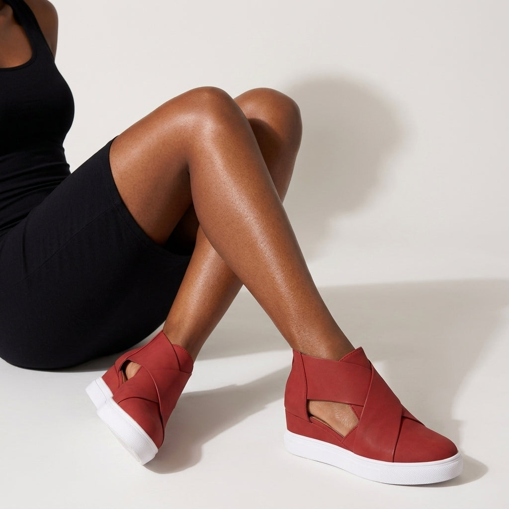 Coraline | Open Crossover Slip-On Sneaker