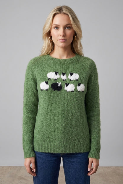 Eirlys Vesper | Ribbed Crew Neck Sweater