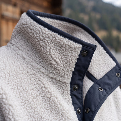 Wavia | Funnel Neck Half-Zip Sweatshirt