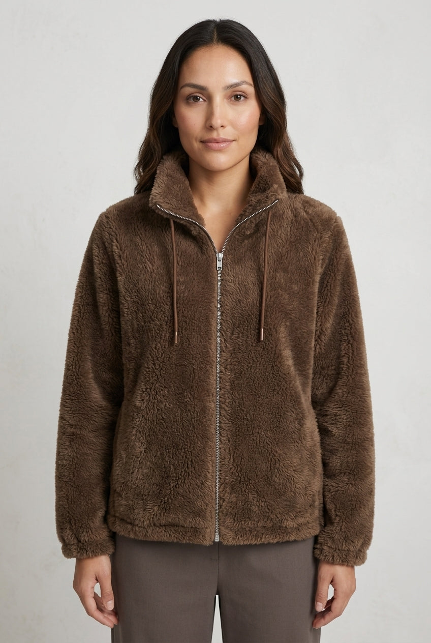 Lila | Soft Cozy Light Fleece Jacket