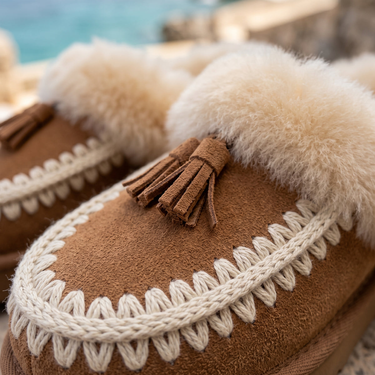 Maria | Sheepskin Fur-Lined Moccasin Boots