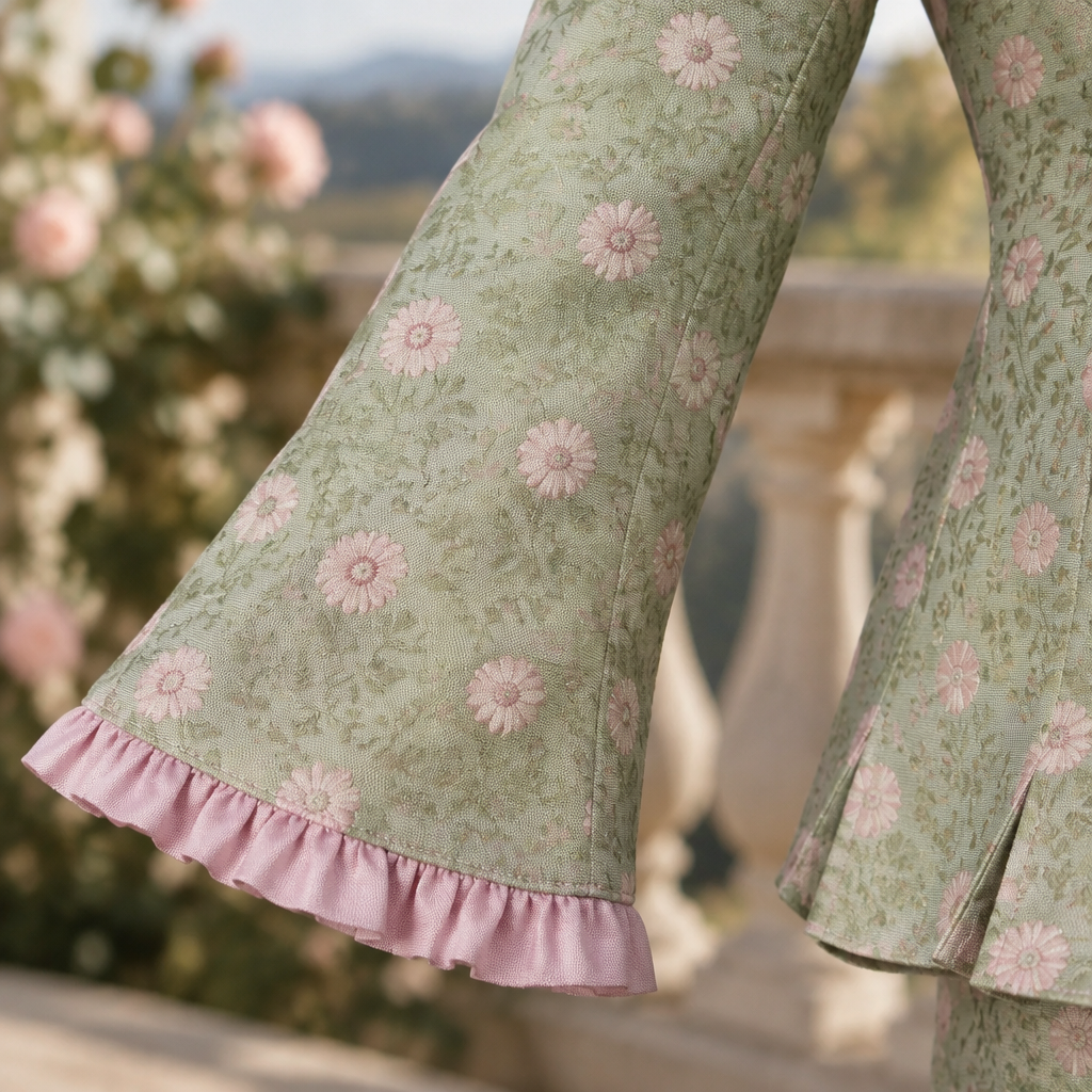 Ewina | Jacquard Satin Jacket
