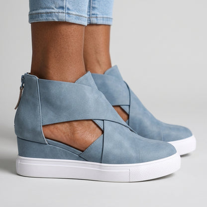 Coraline | Open Crossover Slip-On Sneaker