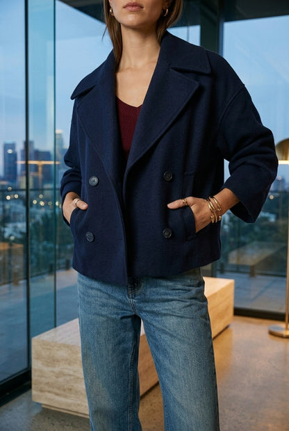 Mina | Boxy Cropped Blazer