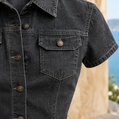Faris | Denim Button-Up Shirt