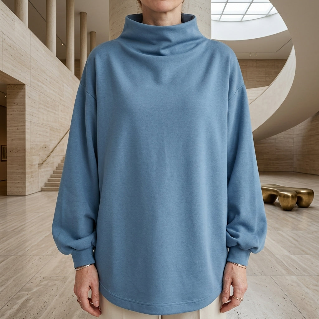 Zita | Oversized Funnel Neck Sweater