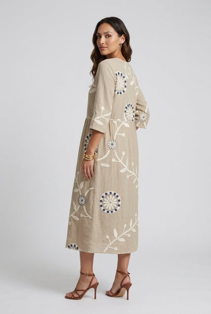 Jessamine | Mid-Sleeve Relaxed Dress