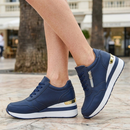 Josephine Ninon | Cushioned Wedge Sneakers